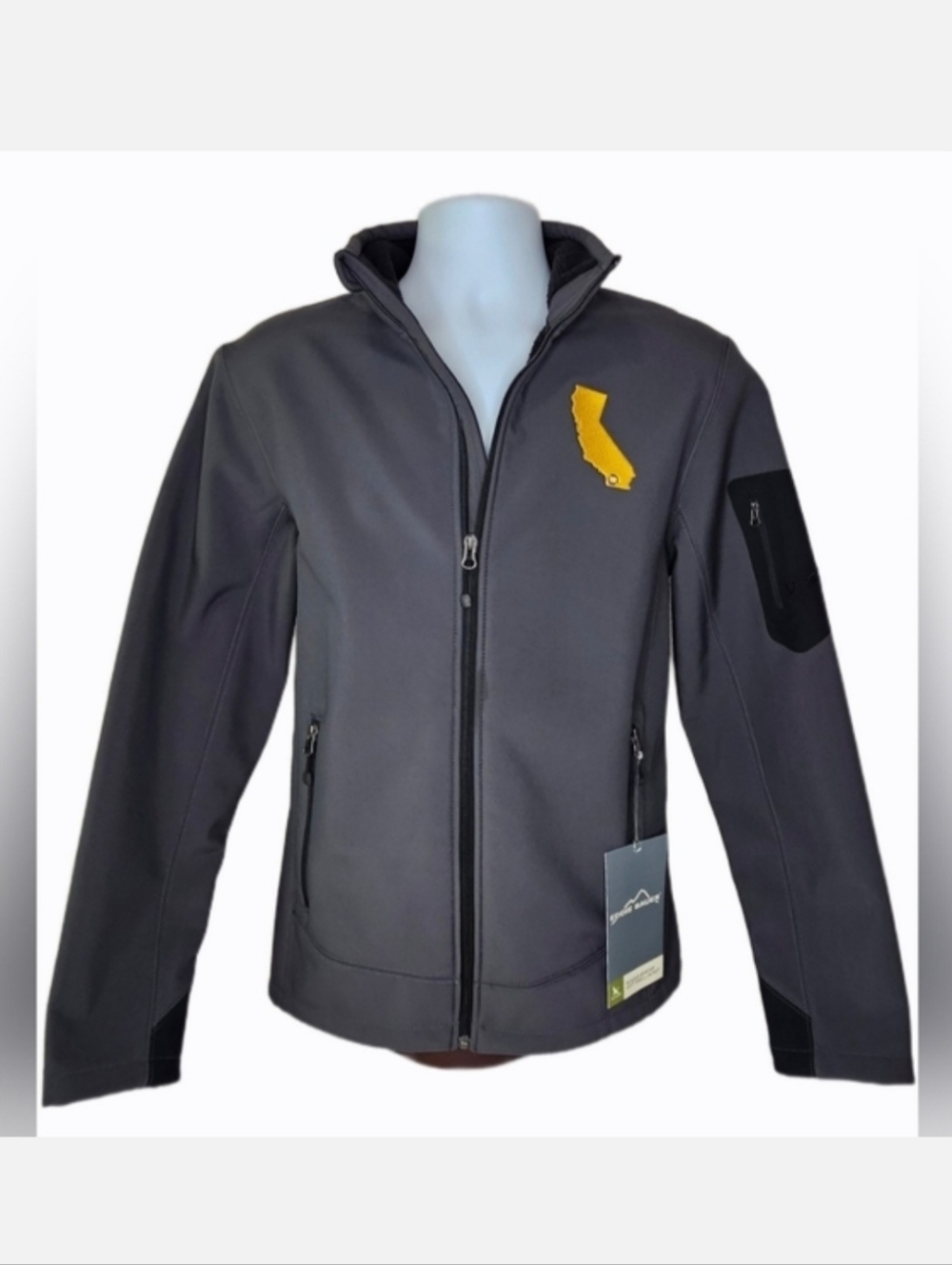 NWT Men's Eddie Bauer California Rugged Ripstop Soft Shell Jacket Size M